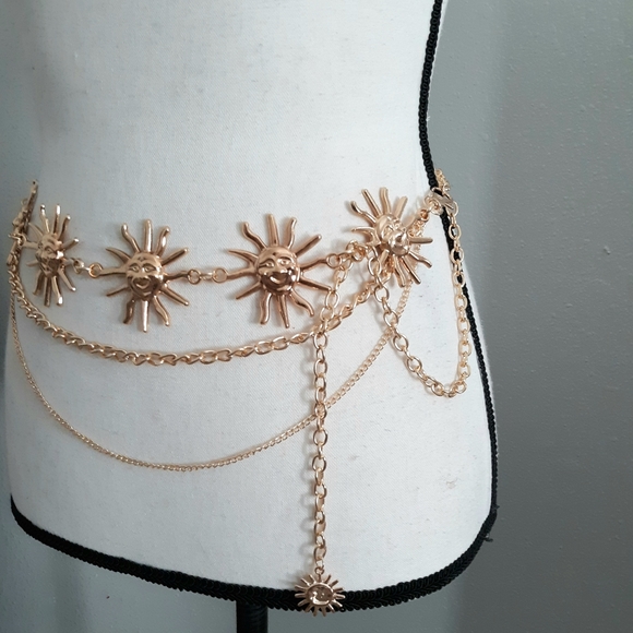 Sunshine Chain Belt Gold - Picture 6 of 8